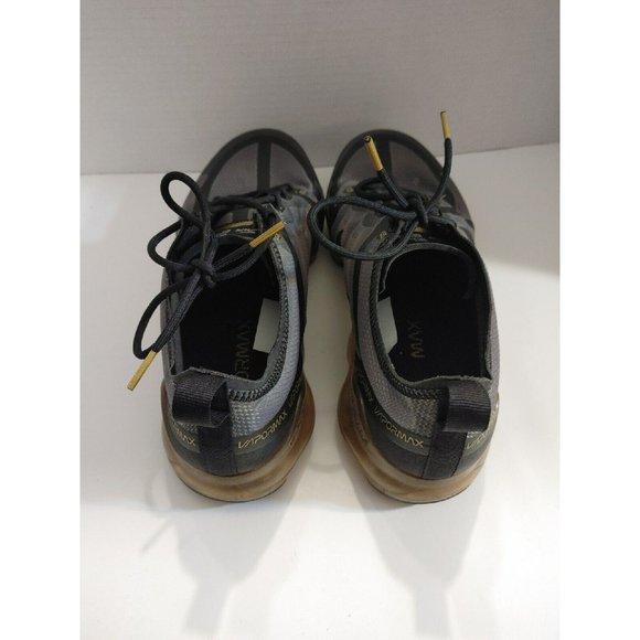 Men’s 2019 Nike Air VaporMax Sz 11.5 Black & Gold AR6631-002 Great Condition - Picture 3 of 8